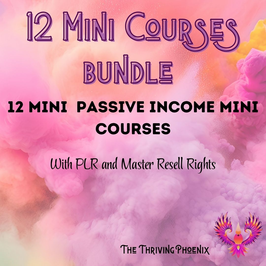 12 Mini Courses DFY Digital Prodcuts